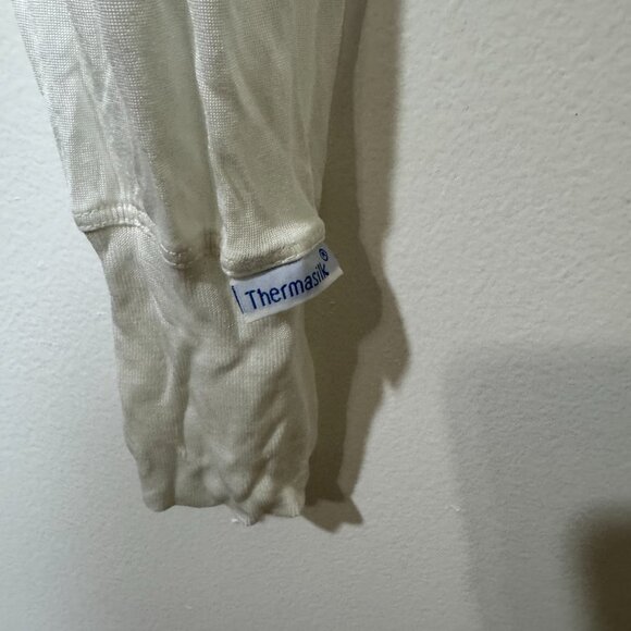 Thermasilk by Terramar Mens White Silk Base Layer Bottoms sz Large Outdoors - Picture 4 of 5